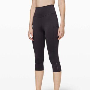 Lululemon Intergalactic Fast and Free Crop II 19" *Nulux Leggings